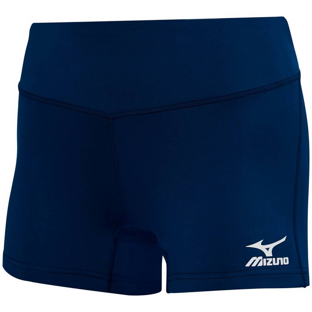 Pantalones Cortos Mizuno Victory 3.5" Inseam Mujer Azul Marino Baratas KZRP-45082